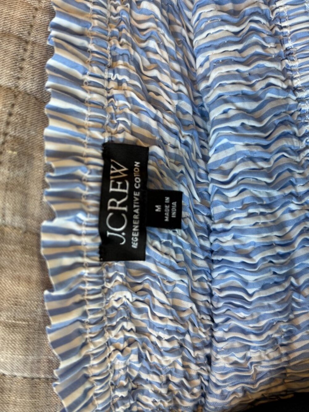 J. Crew Paloma dress in striped cotton poplin size M - Picture 6 of 7